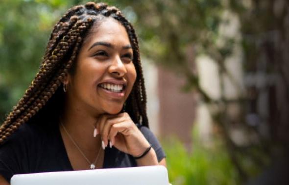 ODU student smiling