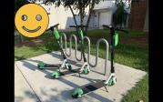 Lime scooter parking example